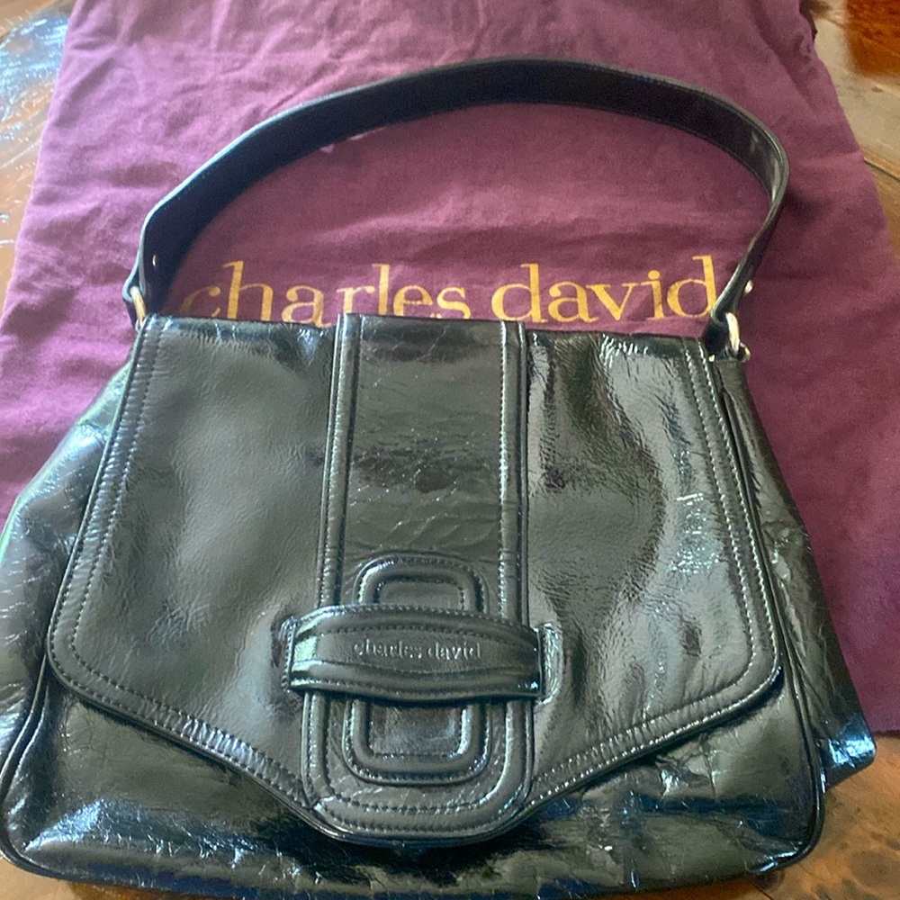 Charles David black purse/shoulder bag